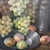 Paint 20th Century American School Tabletop Still Life Grapes and Fruits Framed Signed For Sale - Image 7 of 11