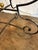 1980s Round Italian Iron Center or Dining Table Pedestal Base Style of Alberto Orlandi For Sale - Image 4 of 5