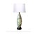 Vibrant lamp with iconic William Morris art nouveaux pattern, as stated in title, finished with a poured gloss resin