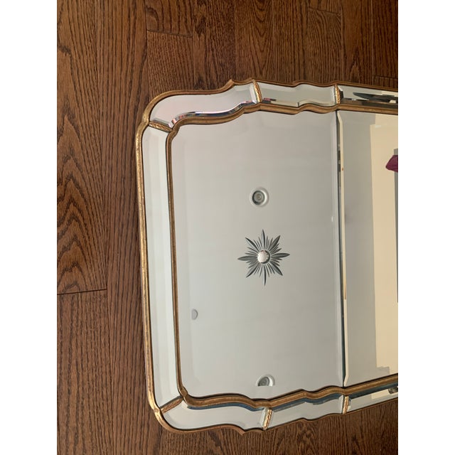 Art Deco Late 20th Century Nyc Mirror Fair Large Wall Mirror For Sale - Image 3 of 5