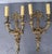C1900 Antique French Louis XVI Gold Bronze Ribbon, Tassel, Fruit Detailed Wall Sconces Set of 4 For Sale In Miami - Image 6 of 18
