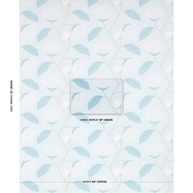 This soft stylized floral derives its open undulating pattern from our embroidered Celinda fabric. Printed to evoke the...