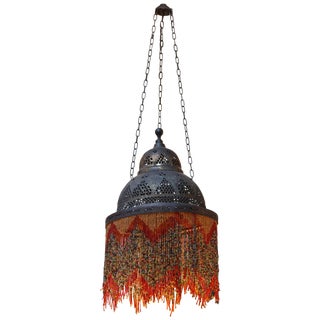 Moroccan Beaded Hall Light For Sale