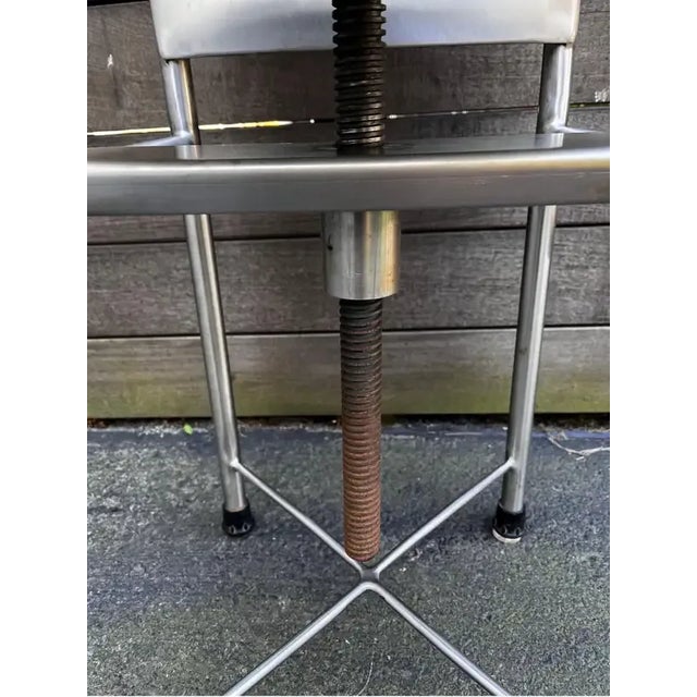 Industrial 1970s Industrial Age High Back Swivel Medical Chair For Sale - Image 3 of 13