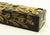 Early 20th Century Chinese Yellow Shoushan Stone Brush / Glove Long Box With Cameo Cut Flowers For Sale - Image 11 of 12