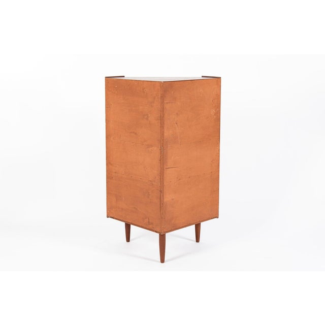 Mid Century Danish Teak Wood Corner Bar Cabinet 1960s For Sale - Image 13 of 13