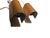 Orange Art Deco Sconces, Poland, 1970s, Set of 2 For Sale - Image 8 of 9