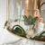 White 1950s Hand Painted Italian Floral Lantern For Sale - Image 8 of 9