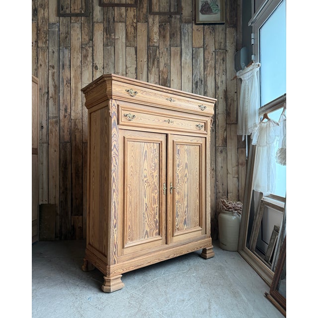 Large Louis Philippe Sideboard in Pitch Pine, 1890s For Sale - Image 14 of 14