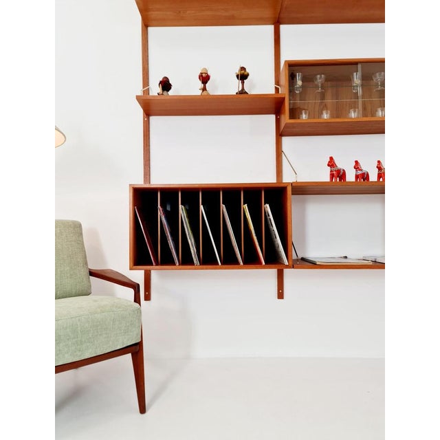 Mid-Century Modern Danish Teak Wall Unit by Poul Cadovius for Cado, 1960s For Sale - Image 3 of 11