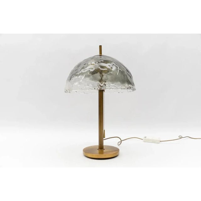 Mid-Century Modern Mid-Century Modern Table Lamp in Brass and Murano Glass, 1960s For Sale - Image 3 of 12