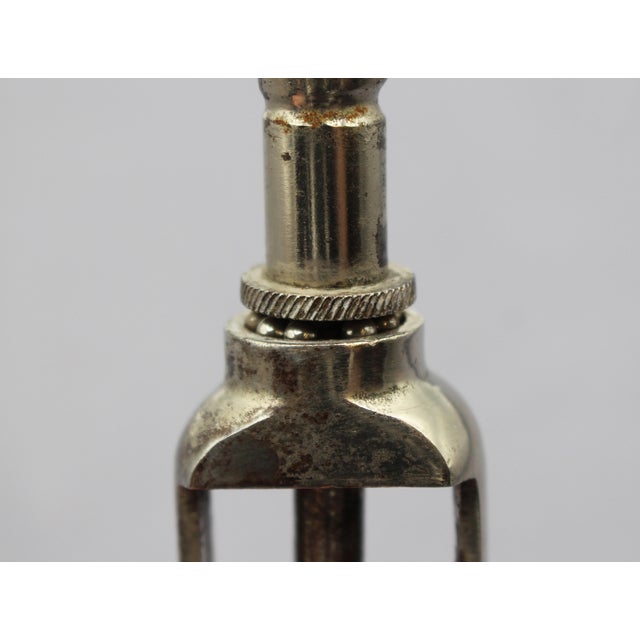 Early 20th Century Early 20th Century Nickle on Steel Ballbearing Corkscrew For Sale - Image 5 of 7