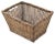 Antique Vintage Cane Large Strong Log or Storage Basket – Ideal for Country House or Hotel This impressive cane log or...