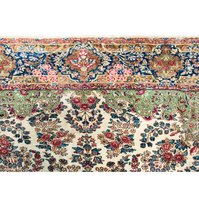 Early 20th Century Persian Kirman Rug For Sale - Image 15 of 15