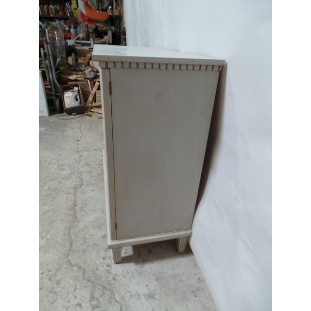 1950s Gustavian Style Unique 2 Door Sideboard For Sale - Image 5 of 12