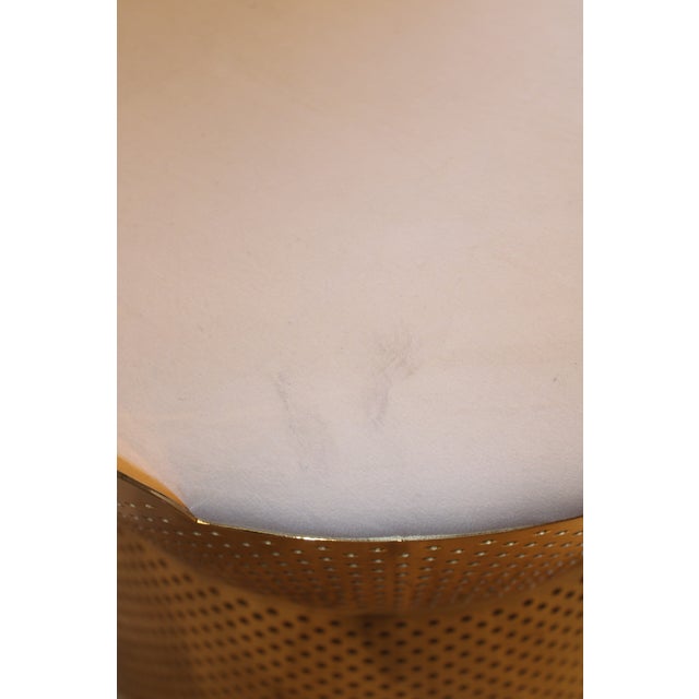 Gold Juliette Chair White Cushion For Sale - Image 8 of 12