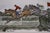 Paul Brown the Water Jump Steeplechase Ceramic Hand Colored C1962 Tray For Sale In New York - Image 6 of 6
