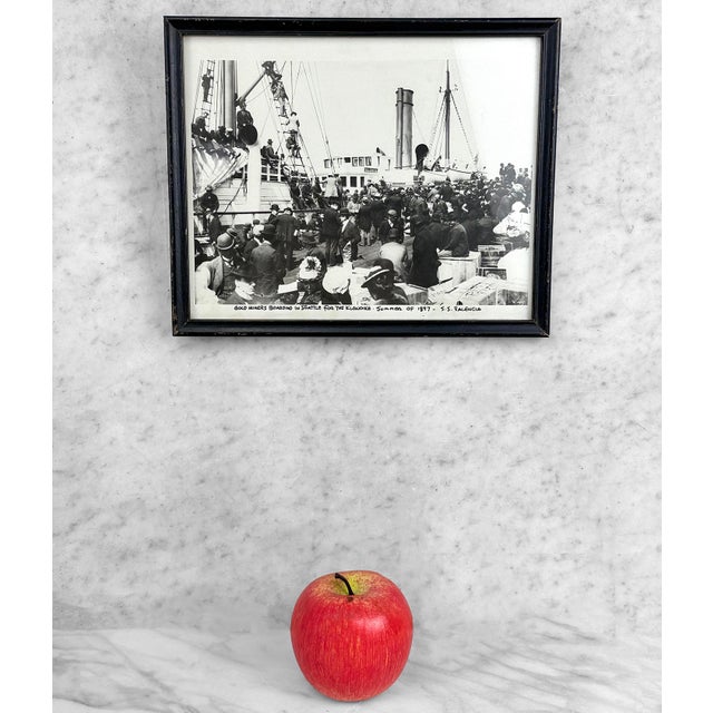 American Vintage Black & White Photograph s.s Valencia Seattle During Klondike Gold Rush For Sale - Image 3 of 8