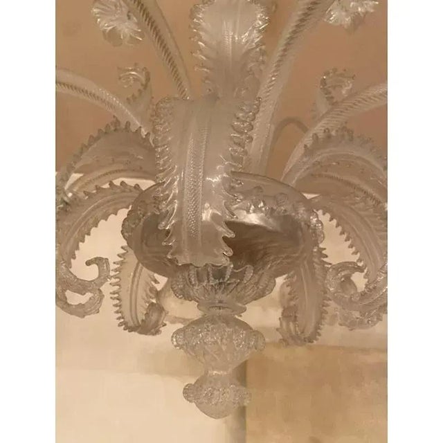 Italian Style Murano Glass in Transparent and Sand Chandelier by Simoeng For Sale - Image 10 of 12