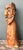 This captivating vintage hand-carved wood sculpture is a masterful example of American folk art, exuding a whimsical yet...