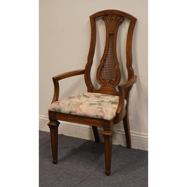 Thomasville Thomasville Bardini Collection Italian Neoclassical Tuscan Style Dining Arm Chair 40821-822 For Sale - Image 4 of 12