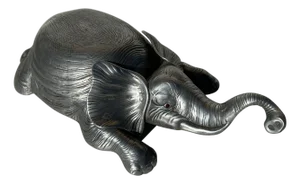 Arthur Court Aluminum Elephant Dish Catch All