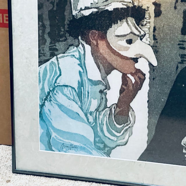 Original Festival Poster From Venice Italy 1992 Venezia Il Carnevale Bac Art Studio S. Marco For Sale - Image 9 of 11