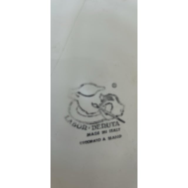 Italian 1980s Authentic Labor-Daruta Umbrella Stand Vase, Painted by Hand For Sale - Image 3 of 3