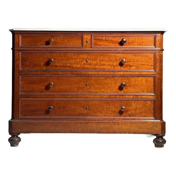 19th Century Mahogany Chest of Drawers For Sale