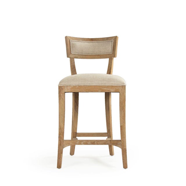 Selborne Counter Stool in Cream For Sale In Atlanta - Image 6 of 6