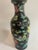 Vintage Chinese Famille Noire Porcelain Baluster Vase 12.5" Tall For Sale - Image 4 of 10