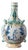 Blue & Green Bottle from Nevers Faience, 1750s For Sale