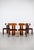Wood Sapporo Chairs by Mario Marenco for Mobilgirgi, 1970s, Set of 4 For Sale - Image 7 of 7