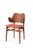 Gesture chair vidar teak oiled oak peachy pink by Warm Nordic Dimensions: D 56 x W 53 x H 80 cm Material: Teak or white...