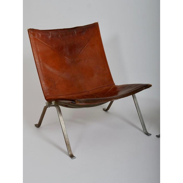 E. Kold Christensen Set of PK22 Lounge Chairs by Poul Kjaerholm for E. Kold Christensen, 1960 For Sale - Image 4 of 12