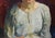 Charlotte Hilmer, Charlotte Hilmer, Painting, Young Woman, 1939-45, Framed, 1920s, Oil on Canvas For Sale - Image 8 of 11