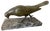 French Art Deco Pigeon in Bronze on Marble Base by G. Arisse, 1930s For Sale