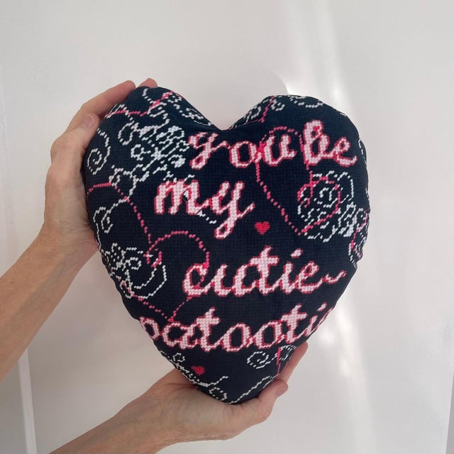 not needlepoint You be my cutie-patootie and that's just the way it be forever and ever! Cutie-patootie is created in...