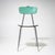 Metal Turquoise Formica Dining Table with Chairs, Italy, 1960s, Set of 5 For Sale - Image 7 of 9