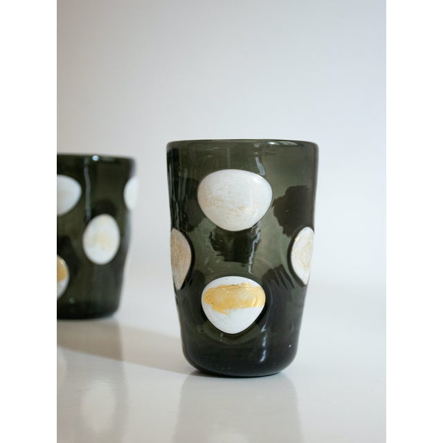 Murano Glass Glasses by Mariana Iskra, Set of 6 For Sale - Image 7 of 13