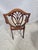 Late 20th Century Hepplewhite Style Mahogany Shield Back Armchair With Upholstered Seat For Sale - Image 4 of 6