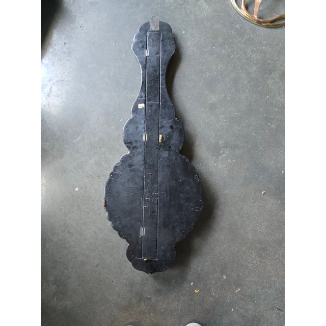 19th C Papier Mache Victorian Barometer Not Working For Sale - Image 11 of 11