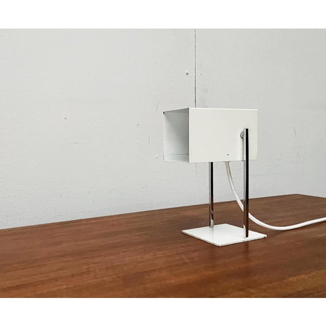 Mid-Century Minimalist German Cube Table Lamp from Kaiser Idell Leuchten, 1960s For Sale - Image 15 of 18