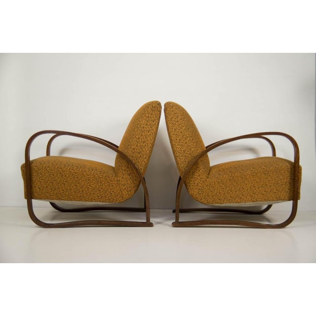 H70 Armchairs attributed to Jindrich Halabala, 1930s, Set of 2 For Sale - Image 6 of 15