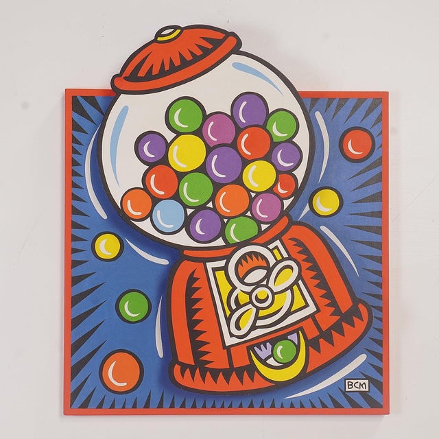 Burton Morris Gumball Pop Artwork, 1999 For Sale - Image 4 of 4