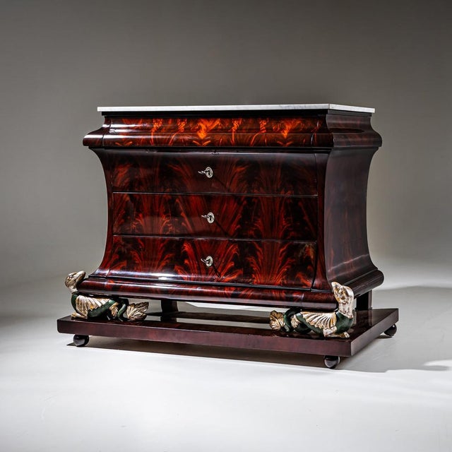 Empire Chest of Drawers in Mahogany, 1800s For Sale - Image 10 of 10
