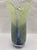 Purple Murano-Style Art Glass Vases – Purple & Chartreuse Green - Pair For Sale - Image 8 of 12