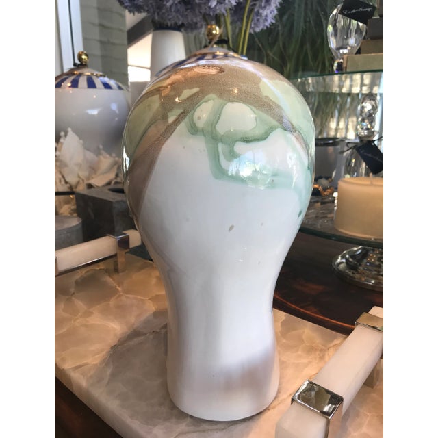 Vintage Drip Glaze Ceramic Head Figure For Sale In Phoenix - Image 6 of 8