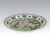 Chinoiserie The Green Dragon & Phoenix Charger, Large Chinese Porcelain Plate / Bowl 18" With Wood Display Stand For Sale - Image 3 of 11