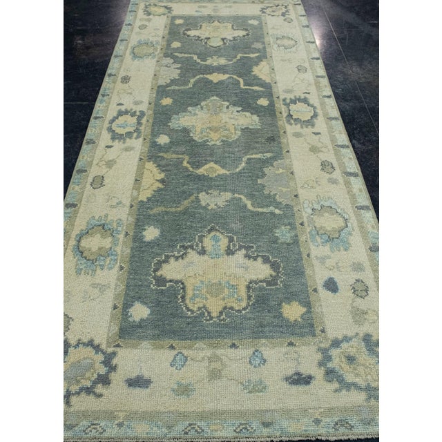 Turkish Oushak Rug 3'11" x 10' #18035 Explore a curated collection of hallway runners, wool rugs, and handmade...